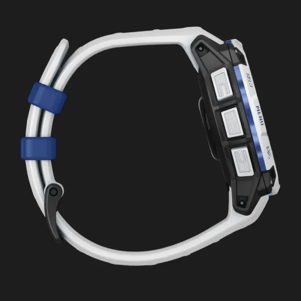 Garmin Instinct 3 45mm Solar Whitestone with Whitestone/Bolt Blue Band