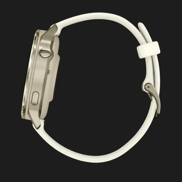 Garmin Venu 4 41mm Lunar Gold with Bone Silicone Band