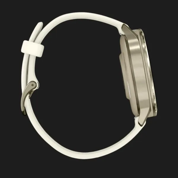 Garmin Venu 4 41mm Lunar Gold with Bone Silicone Band