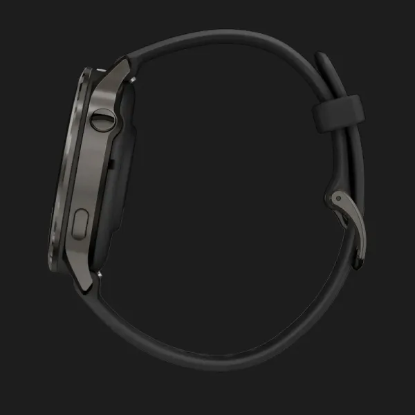 Garmin Venu 4 41mm Slate with Black Silicone Band