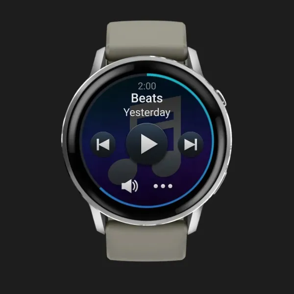 Garmin Venu 4 45mm Silver with Silver Gray Silicone Band