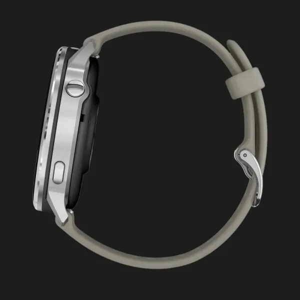 Garmin Venu 4 45mm Silver with Silver Gray Silicone Band