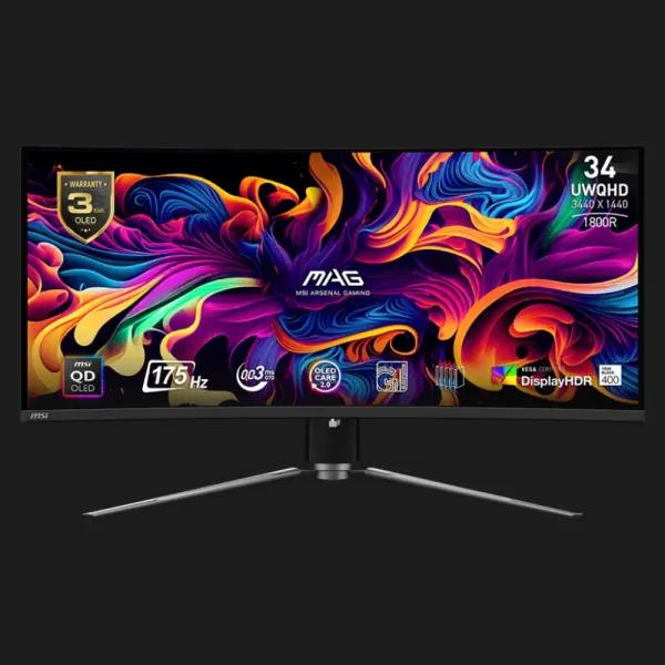 Монітор MSI 34" MAG 341CQP QD-OLED 175Hz (UA)
