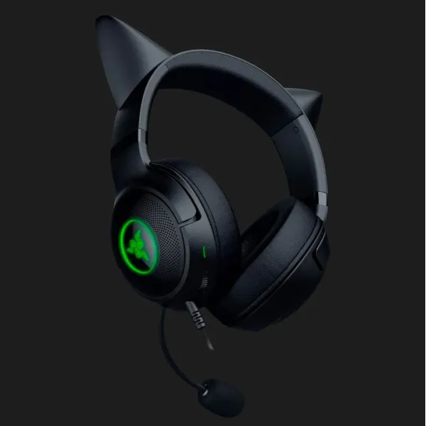Ігрова гарнітура RAZER Kraken Kitty V2 (Black) (RZ04-04730100-R3M1) (EU)
