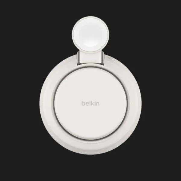Безпровідна зарядка Belkin 3в1 UltraCharge Pro Magnetic Charging 25Вт Dock (Sand)