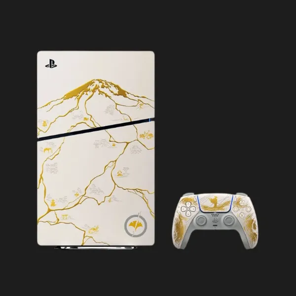 Ігрова приставка Sony PlayStation 5 Slim (Blu-Ray) (Ghost of Yotei Gold Limited Edition Bundle) (1TB)