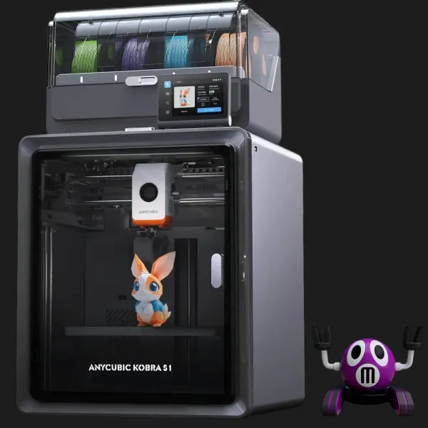 3D-принтер Anycubic Kobra S1 Combo (Black)