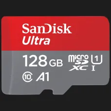 Карта пам'яті SanDisk Ultra microSDXC 128GB UHS-I U1 + SD Adapter
