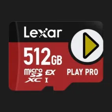 Карта пам'яті Lexar Play Pro microSDXC 512GB UHS-I Express