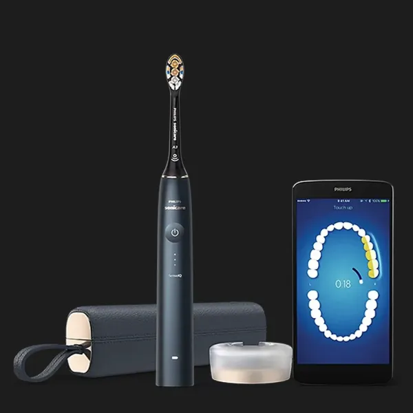 Зубна електрощітка Philips Sonicare DiamondClean Prestige 9900 (Dark Blue)