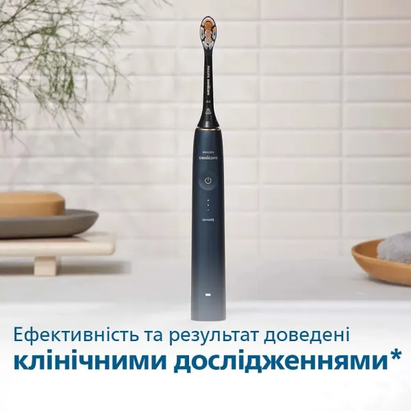 Зубна електрощітка Philips Sonicare DiamondClean Prestige 9900 (Dark Blue)
