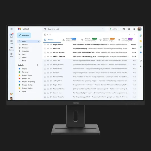 Монітор Lenovo 27" E27-40 IPS 100Hz 64BCMAT4EU (UA)