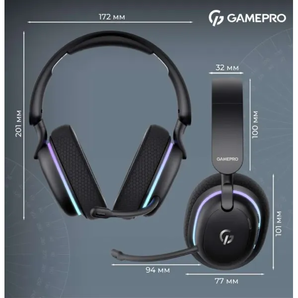 Ігрова гарнітура Gamepro Asgard Bragi (HSW250W) (White) (UA)