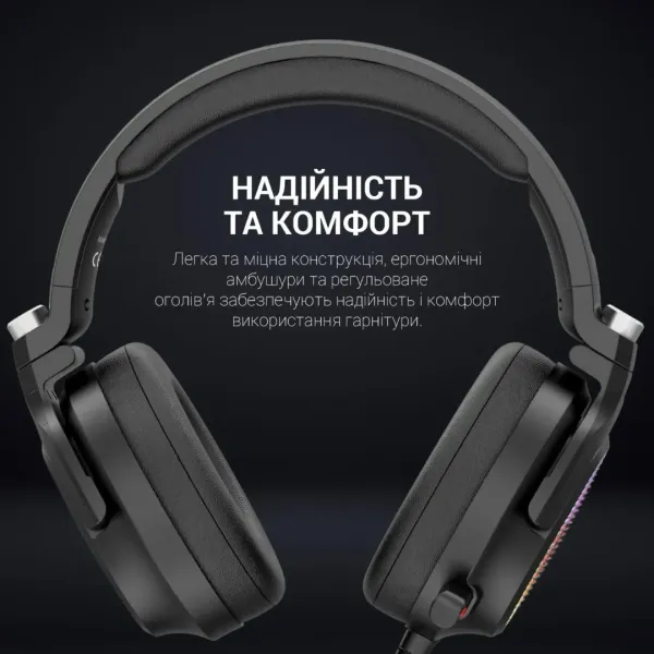 Ігрова гарнітура Gamepro HS1300 (Black) (UA)