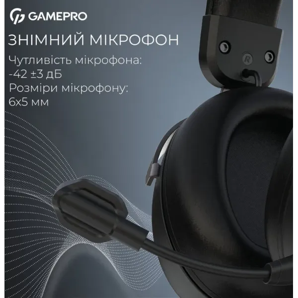 Ігрова гарнітура Gamepro HSW201B (Black) (UA)