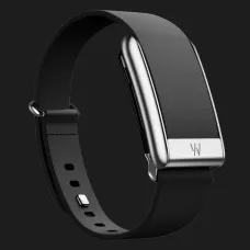 Ремінець Whoop LeatherLuxe Band для Whoop 5.0 (Black with Titanium) (Size L)