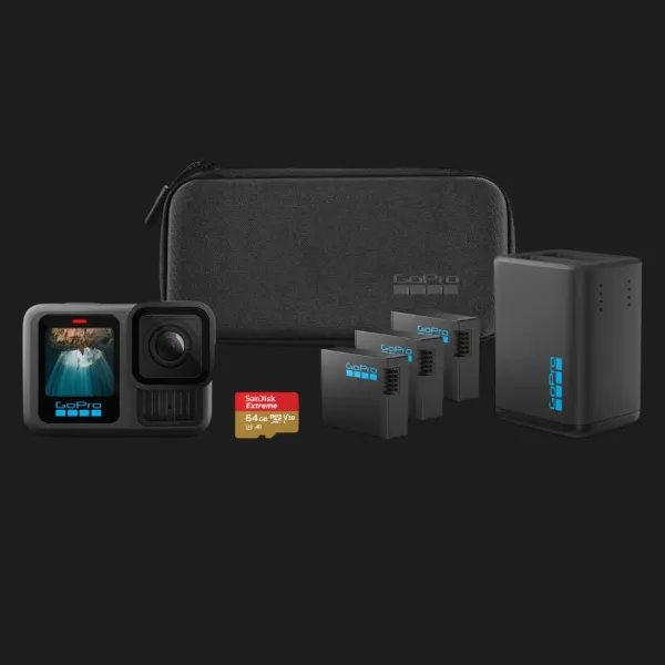 Екшн-камера GoPro Hero 13 Black Extended Power Bundle (CHDRB-134-RW) (Standard)