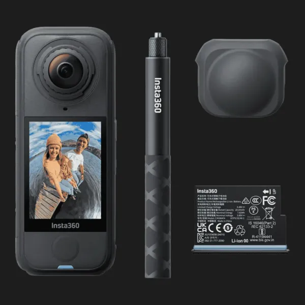 Екшн-камера Insta360 X4 Air Graphite Black Starter Bundle