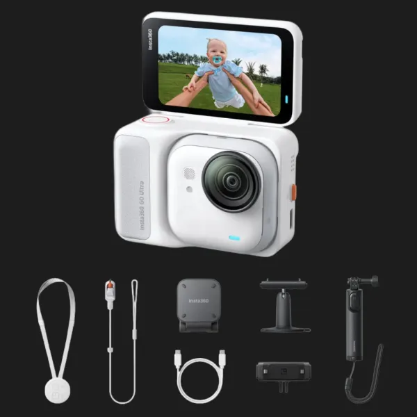 Екшн-камера Insta360 GO Ultra Arctic White Creator Bundle