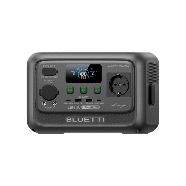 Зарядна станція BLUETTI Elite 30 V2 600W 288Wh (P-EL30V2-EU-GY-BL-010)