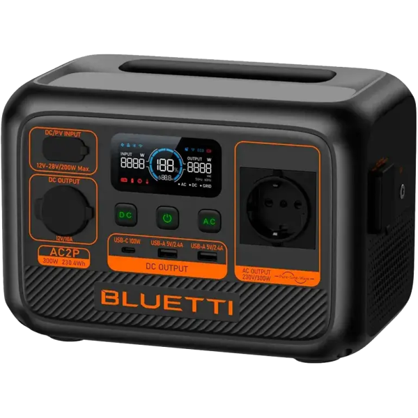Зарядна станція BLUETTI AC2P 300W 230Wh